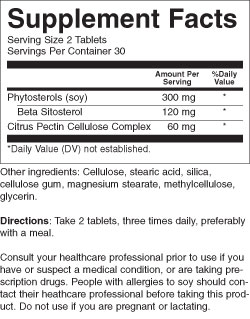 Natrol Cholesterol Balance Ingredients